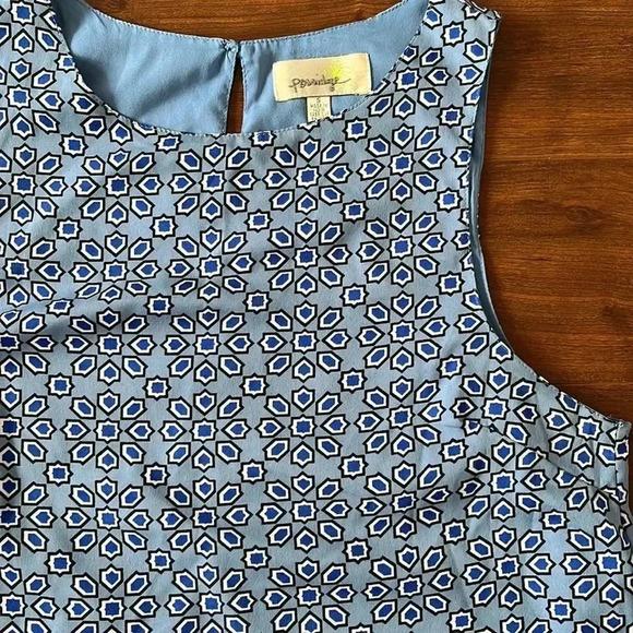 Printed sleeveless blouse - Picture 8 of 9